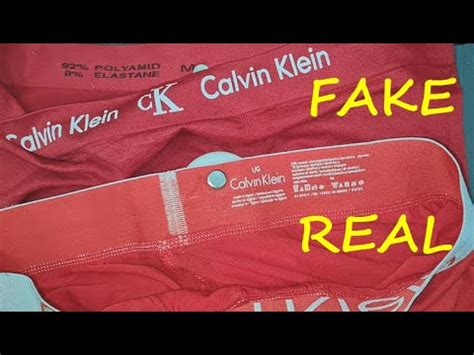 calvin klein original vs fake underwear